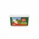 Side view of Sofra Bulgarian Cow’s White Cheese tub with cheese image and product branding