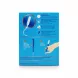 Side of Tampax Pearl Super Plus tampon pack with features and usage illustration