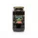 Garusana brand jar of black sliced olives front label