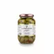 Jar of La Explanada Gourmet Cracked Green Olives front label