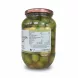 Nutritional information label on La Explanada jar of green olives