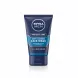 Tube of Nivea Men Deep Cleaning Face Wash with Aloe Vera held in hand