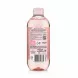 Garnier Micellar Rose Water bottle back label with ingredients and details