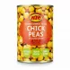 Can of KTC cooked chick peas in salted water