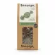 Front view of Teapigs peppermint leaves tea box with visible tea temples