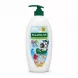 Palmolive Naturals Kids Shower Gel with pump dispenser and colourful zebra illustration on front label