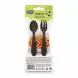 Back of Tommee Tippee bigkids cutlery set packaging showing product features