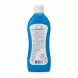 Milton sterilising fluid blue bottle back view with usage instructions and barcode