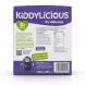 Kiddylicious Bedtime Blend blueberry banana oat vanilla flavour box back with ingredients and nutrition