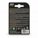 Back packaging of Duracell Plus AAA batteries with product details and barcode