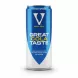 V7 Super Soda Cola can front view with blue and white design