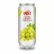 Lazez Flavoured Grape Sparkling Drink can showing green grapes and logo