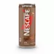 Nescafé Cappuccino brown can held in hand