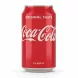 Coca Cola original taste 185ml red can front view