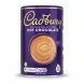 Cadbury purple tin of hot chocolate powder with swirl on surface