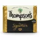 Thompson's Signature Black Tea gold and black foil pack with logo