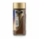 Nescafe Gold Blend Decaf instant coffee jar back with barcode and recycling info