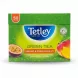 Box of Tetley Green Tea Mango & Passion Fruit flavour with 50 tea bags