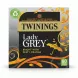 Twinings Lady Grey Black Tea box with vibrant orange and yellow decorative design