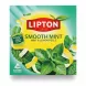 Lipton Smooth Mint tea bags box front showing mint leaves and lemon peels