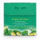 Lipton Smooth Mint tea bags box back with flavour description and mint/lemon design
