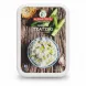 Alpha Gefsi Greek Tzatziki dip container with label showing creamy white dip with cucumber and olive oil