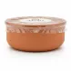 Side view of Melis creamy yoghurt terracotta container