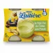 Pack of four Nestlé la Laitière pistachio cream pots in yellow packaging