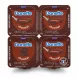 Four-pack of Danette chocolate creamy dessert cups in sealed containers