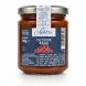 Glass jar of Più Amore Octopus Ragù showing front label with octopus and tomato design
