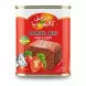Close-up of California Garden Corned Beef tin showing front label in Arabic and English