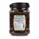 Back label with ingredients and nutritional information on Marmarabirlik black olives jar