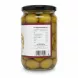 Nutrition information on jar of Attis green olives
