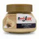Jar of DevinJax Sesame Spread with golden lid and beige creamy contents inside