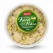 Bodrum Pistachio Tahini Halva in clear plastic tub with green label