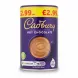 Cadbury Hot Chocolate powder container with purple label