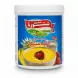 Chtoura Fields Custard Powder vanilla pudding container with fruit decoration on a white background