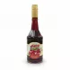 Bottle of Chtoura Fields Grenadine Syrup with gold cap and pomegranate label