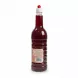 Back view showing the barcode and product details on Krebial pomegranate syrup bottle