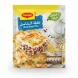 Maggi brand bechamel sauce mix pack showing lasagna dish