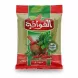 Packet of Fawaha Molokhia Powder featuring green leaves and red chili illustration
