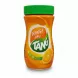 Tang Orange instant drink powder jar with green lid and orange label