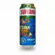 Supermalt Original malt drink can held in hand front view