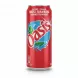 Can of Oasis Strawberry Raspberry flavour drink front view