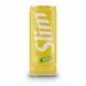 Slim pineapple flavoured soda in bright yellow slim can
