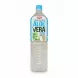 Close-up of OKF Farmer's Aloe Vera Coconut Drink front bottle with clear liquid