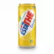Can of Esta Thè lemon flavour iced tea on a white background