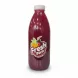 Bottle of Fresh Pom natural pomegranate juice with colourful label