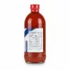Back label of Crystal Hot Sauce bottle with nutritional facts and ingredients