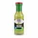 Bottle of Seres Foods avocado dressing with green and red cap enlarged image on a white background